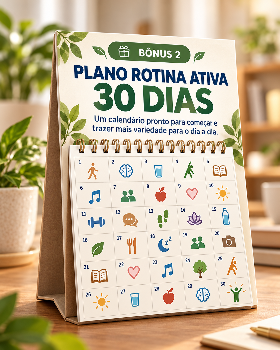 Mockup Plano Rotina Ativa 30 Dias